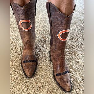 Chicago Bears cowboy boots